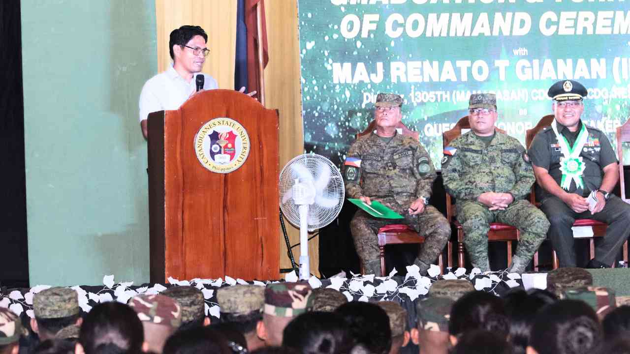 From compliance to commitment: CatSU ROTC grads told to lead in real life, not just in formation