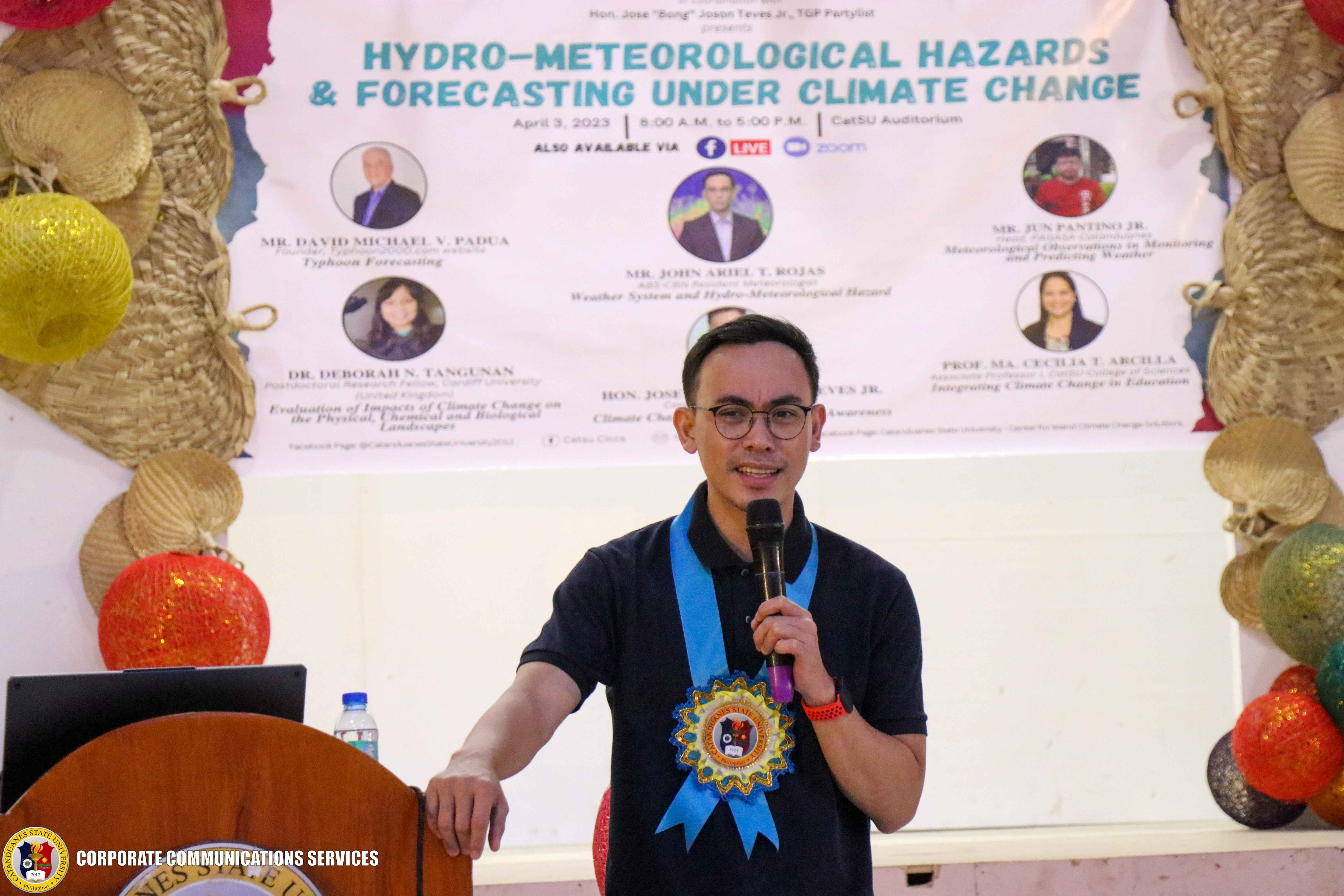 Climate Change Resilience | CatSU Workshop Tackles Hydro-Meteorological Hazards and Forecasting