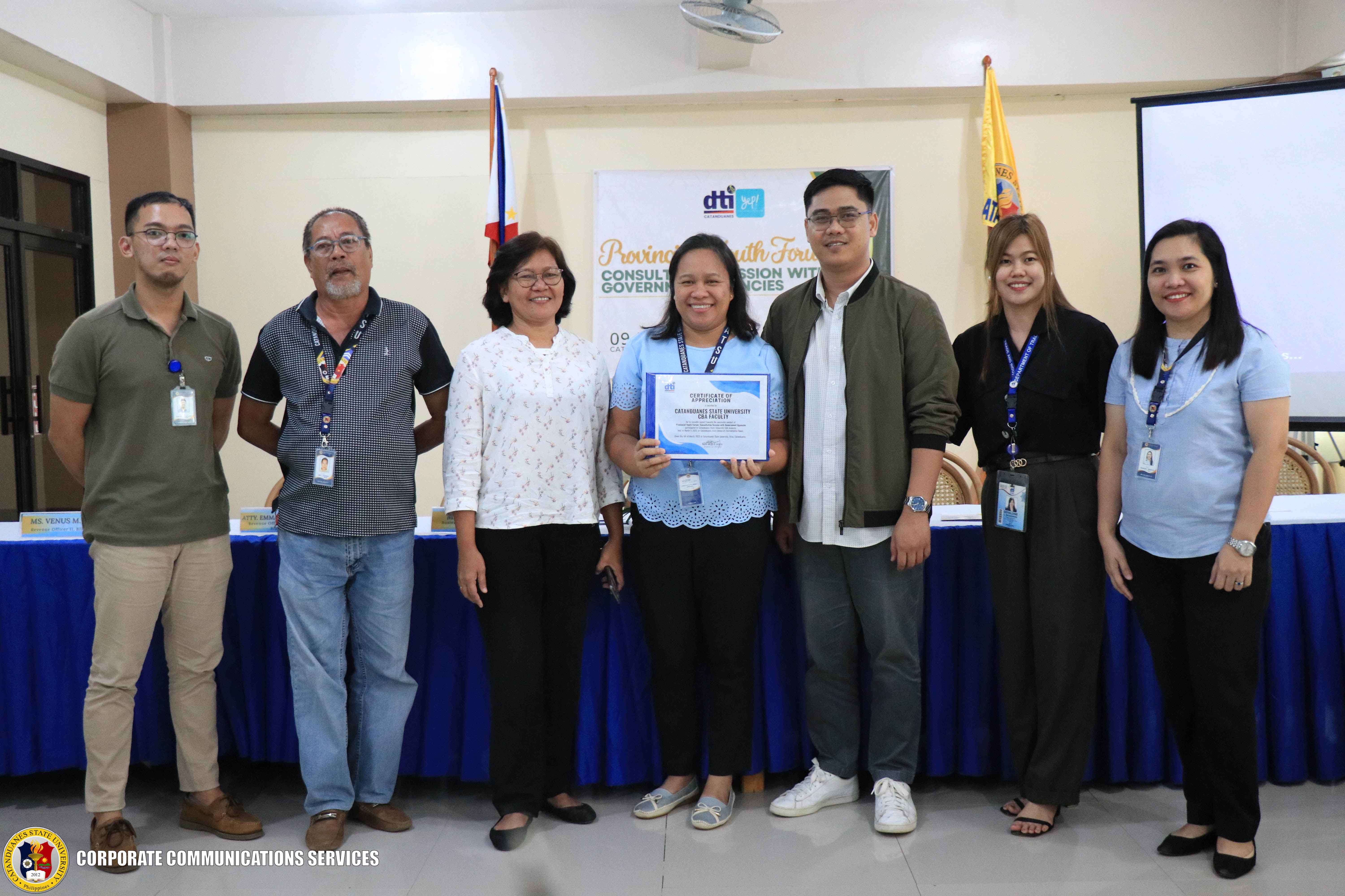 CBA hosts orientation-forum with DTI-CPO, government agencies