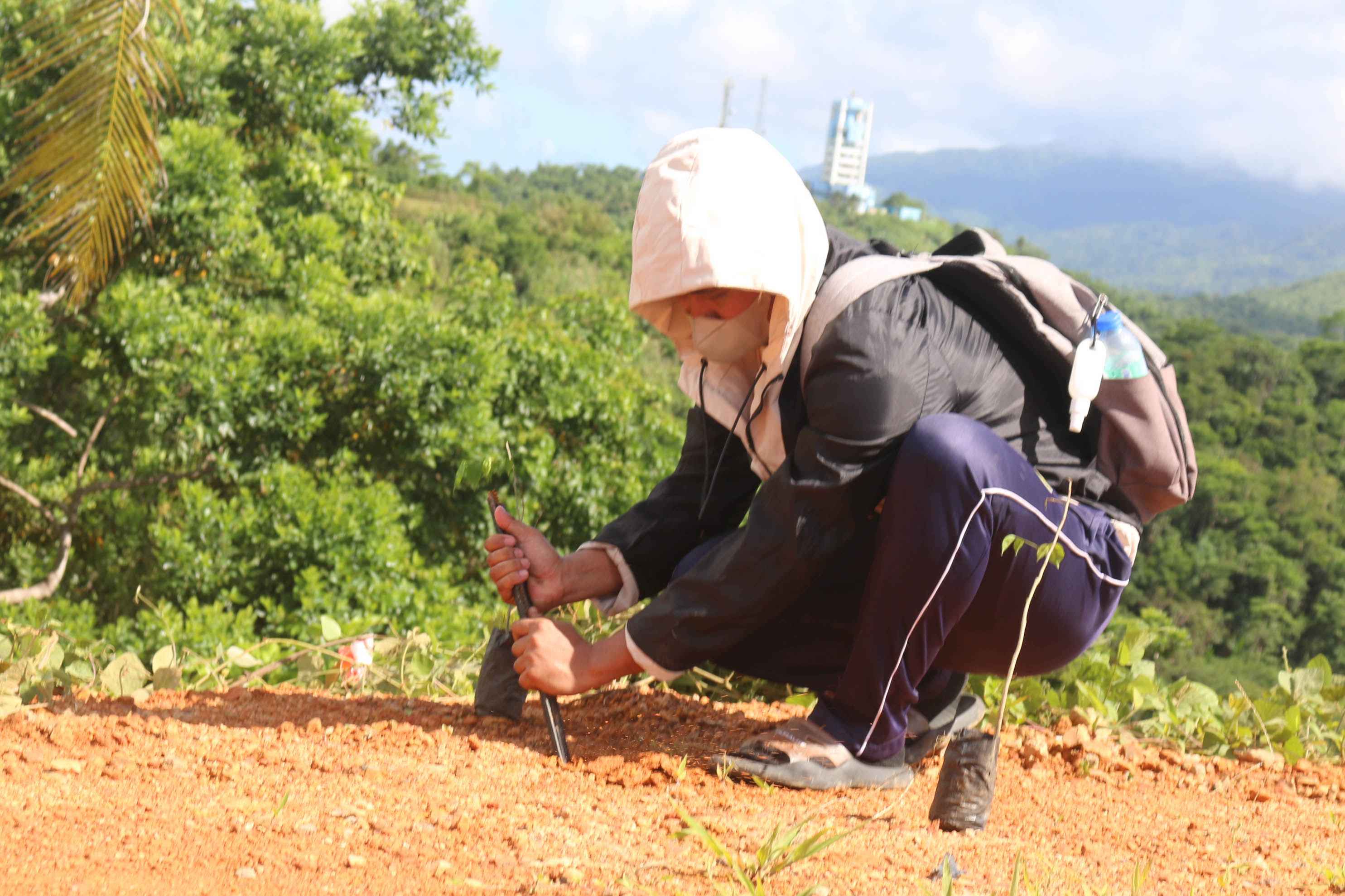 COS conducts tree planting activity to celebrate Earth Month