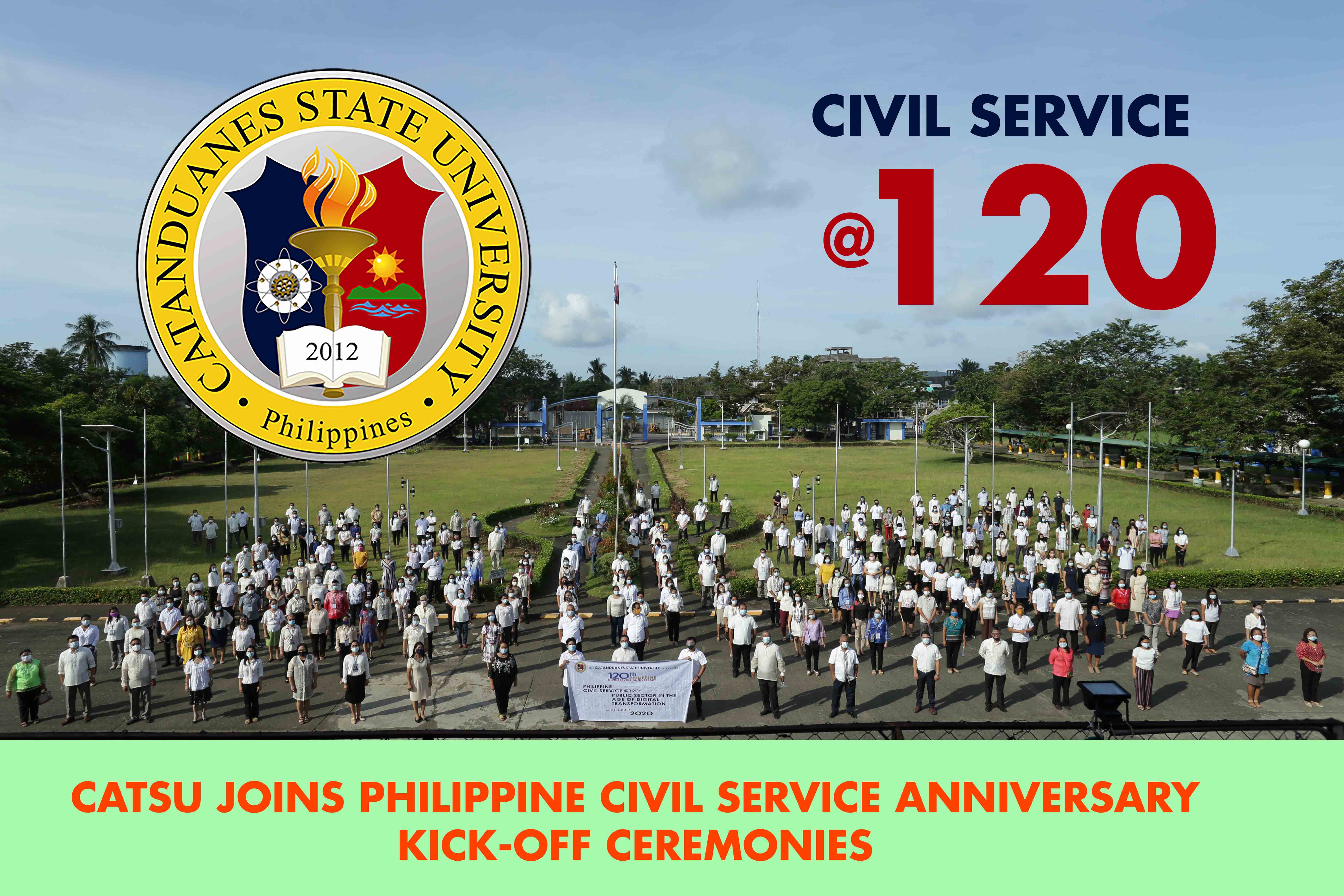 CatSU joins Philippine Civil Service anniversary kick-off ceremonies