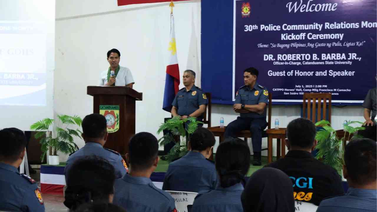 ‘Trust is the real agenda’: University OIC President calls for deeper police-community cooperation in PCR Month kickoff