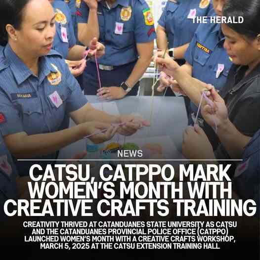 CATSU, CATPPO, MARK WOMEN’S MONTH WITH CREATIVE CRAFTS TRAINING