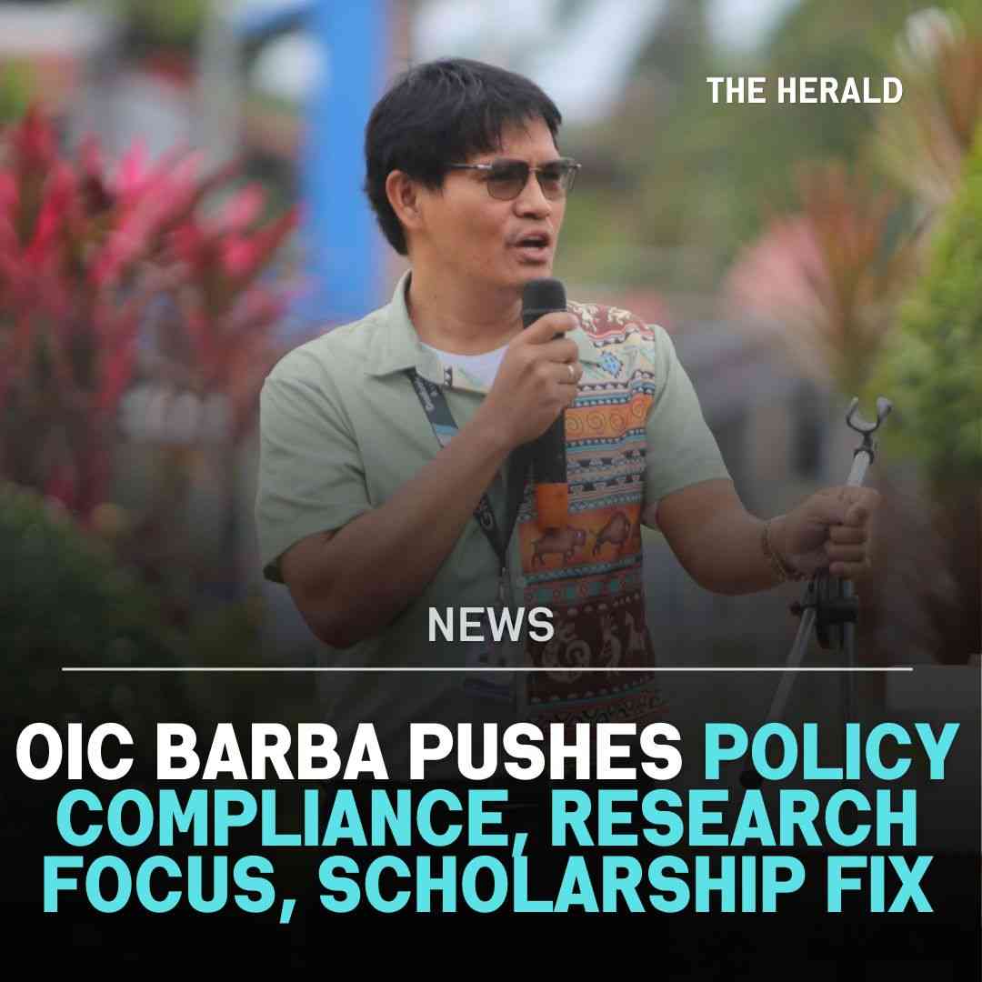 OIC BARBA PUSHES POLICY COMPLIANCE, RESEARCH FOCUS, SCHOLARSHIP FIX