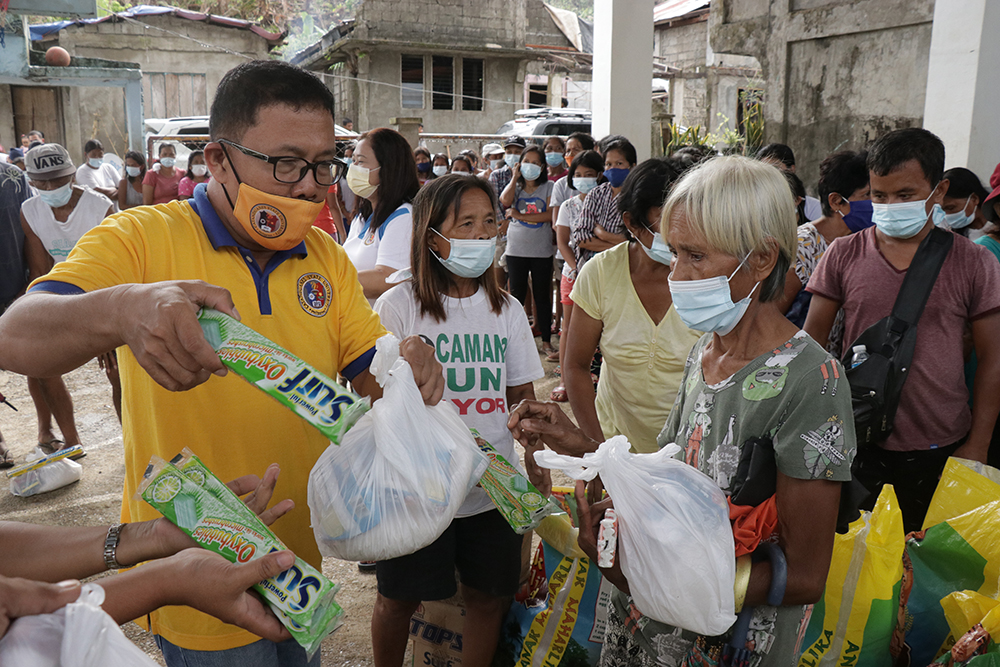 CatSU on relief op in various barangays, extension arm thanks several donors