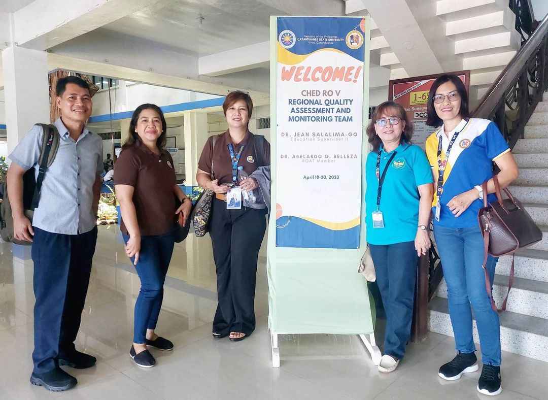 CatSU Languages Department cleared to offer new Bachelor of Arts in English Language (BAEL) program by CHED RO V Regional Quality Assessment Team