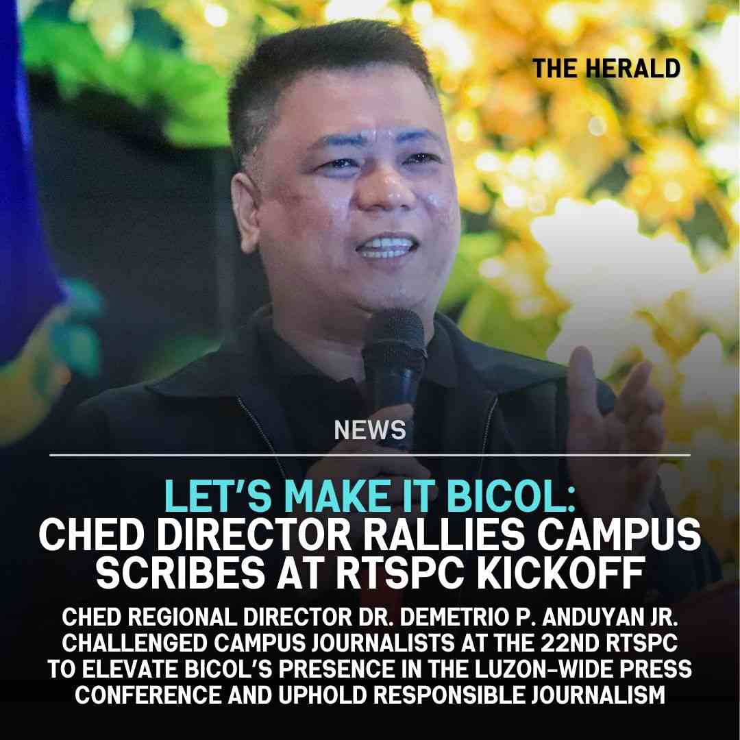 LET’S MAKE IT BICOL: CHED DIRECTOR RALLIES CAMPUS SCRIBES AT RTSPC KICKOFF